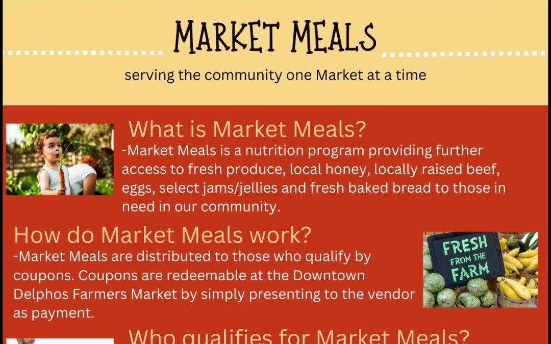 Downtown Delphos Farmers Market- Market Meals