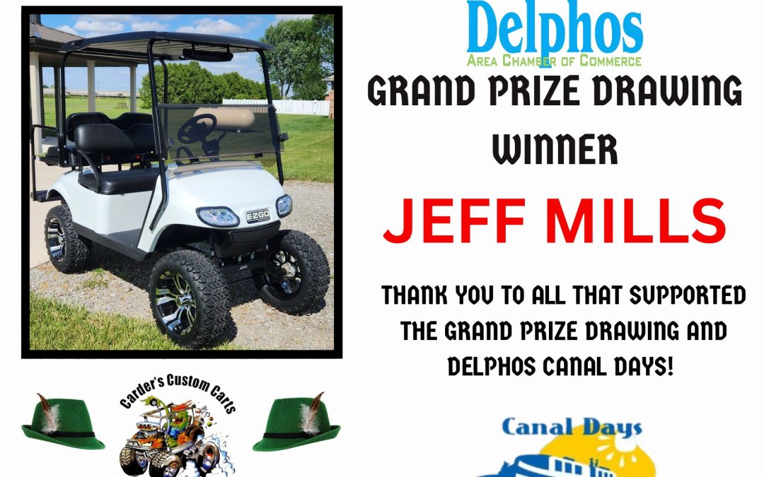 Grand Prize Drawing Winner