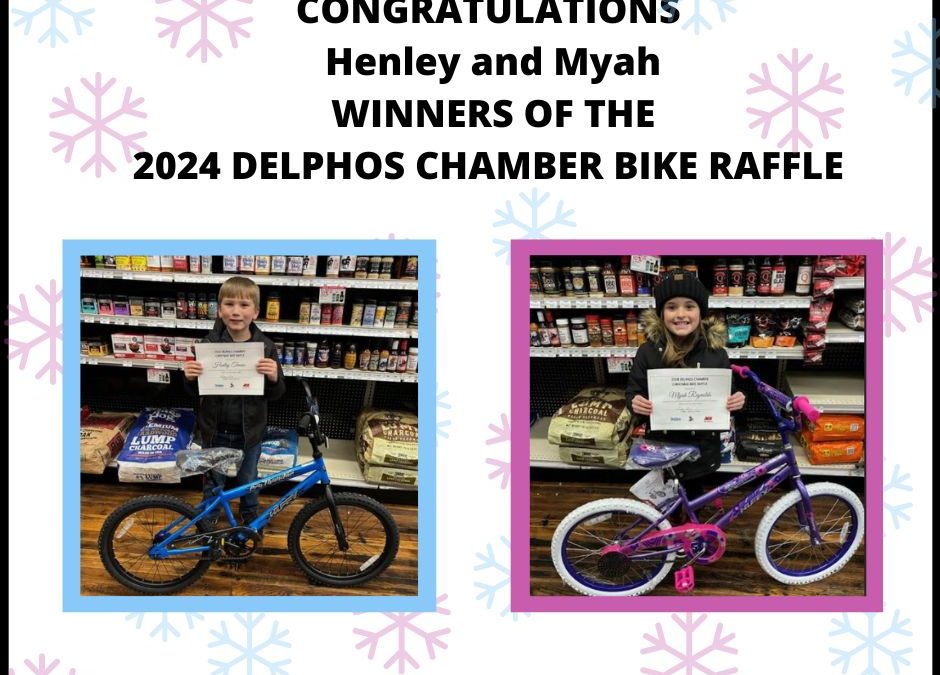 Congratulations to the 2025 Chamber Christmas Bike Raffle