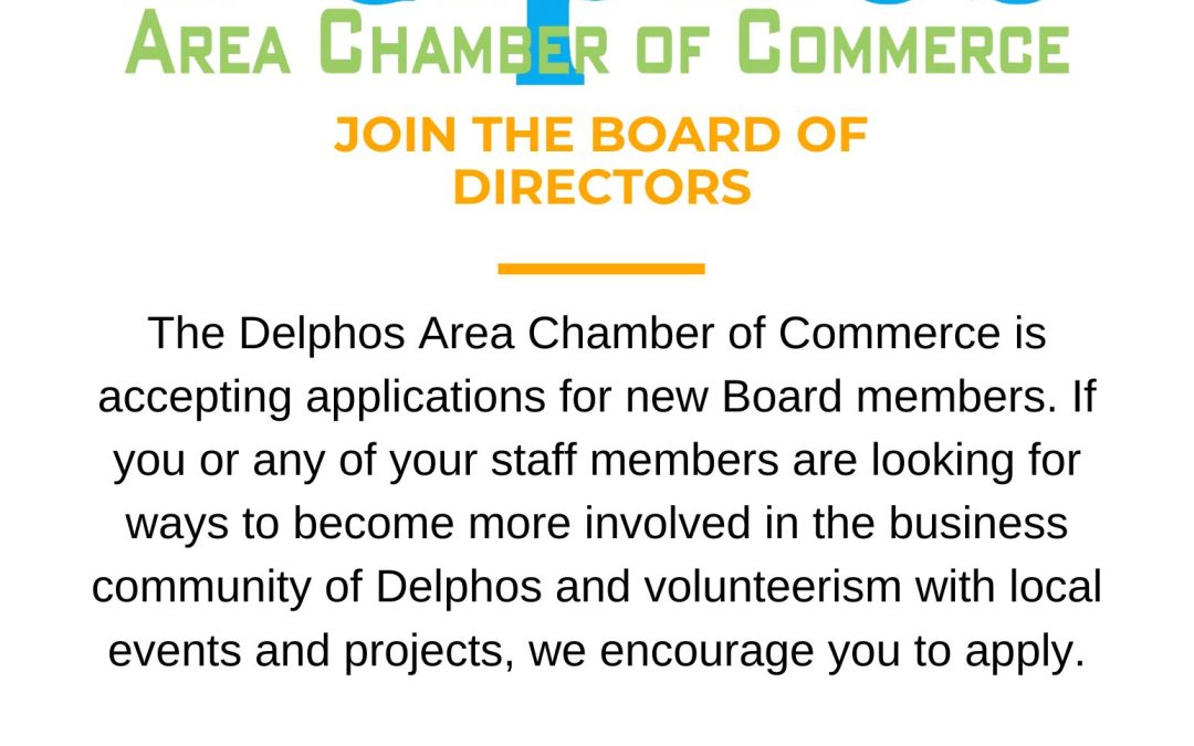 Join the Chamber Board of Directors